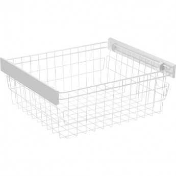 Корзина для белья SMART 700 на шариковых направляющих с доводчиком, цвет белый GTV W-WKO70-VE-10