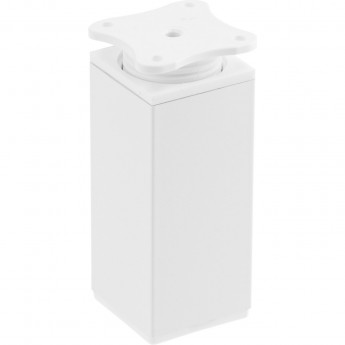 Ножка мебельная квадратная DAKP-27, цвет белый GTV NM-DAK27-060-10