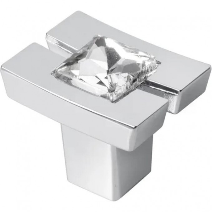 Ручка-кнопка с кристаллами, хром GTV GZ-71C024-01