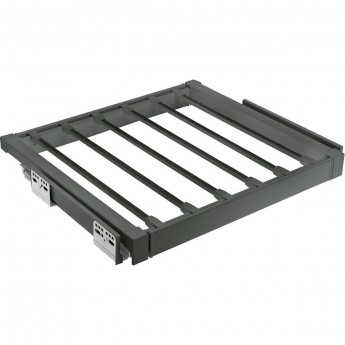 Вешалка для брюк GTV WG-WSPOD90-60 с доводчиком полного выдвижения графит